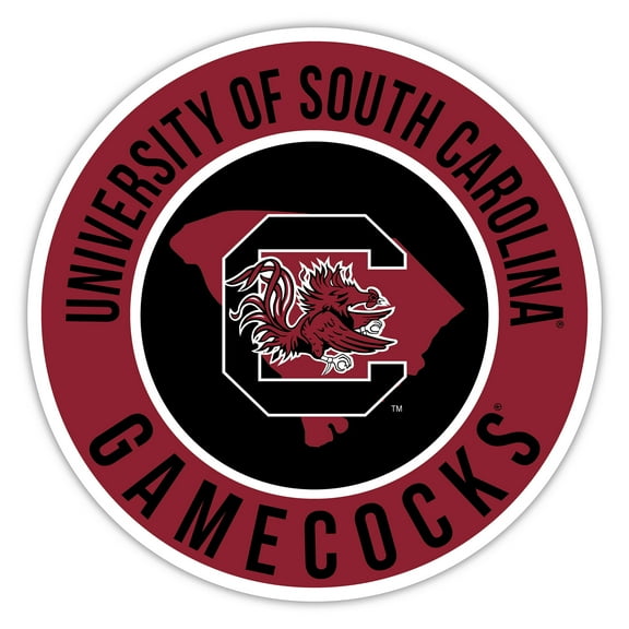 South Carolina Gamecocks 15" State Circle Sign
