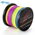 thumbnail image 1 of 4 Brins 300M 500M 1000M Japon Ultra Fort PE Tresse Extrême Ligne de Pêche Fibre Multifilament Fil de Poisson Multicolore 1000M 60LB, 1 of 6