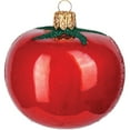 thumbnail image 2 of Tomato Polish Mouth Blown Glass Christmas Ornament  Kitchen Tree Decoration, 2 of 3