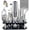 Siver 25-20oz, variant on Stainless Steel Cocktail Shaker Set with 22 Bar Tools, 25oz and 20oz Boston Shakers, Recipe Booklet, and Stand