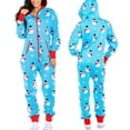 thumbnail image 2 of Pijama con capucha para Mujer, ropa de dormir con estampado de Feliz Navidad, mono de manga larga para Mujer, 2 of 4