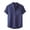 Navy, variant on Mens Plus Size Shirts Solid Color Shirt Short Sleeved Shirt Casual Sports Vacation Beach Top/shirt Blouse