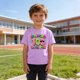 thumbnail image 5 of Tops de Manga Corta Linda para Niños Niños Y Niñas con Impresión Gráfica, Tee Casual de la Temporada Escolar, Tela Suave Transpirable para Jugar, 5 of 9