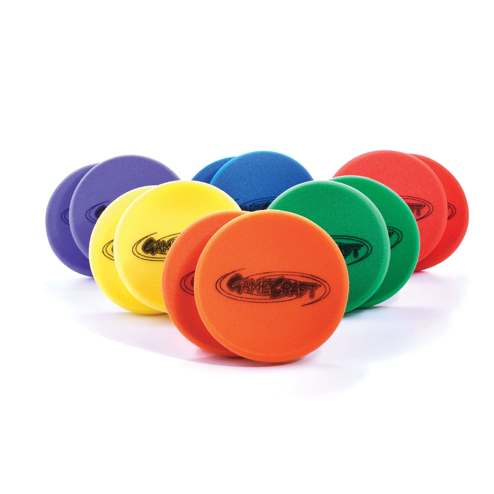 GameCraft® 9 in. Uncoated Foam Flying Discs, 12-Pack