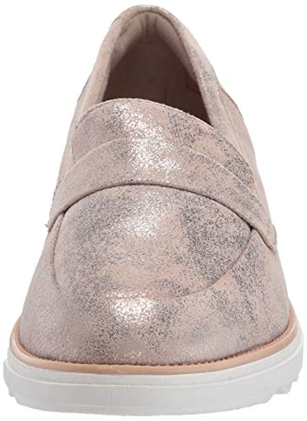 clarks sharon gracie leather & suede loafers