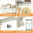 Homieasy 96" HeavyDuty Closet System, 8FT Organizer with 3 Shelves