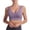 Light Purple, variant on Gymayou Womens Sports Bra No Underwire Lift Up Supportive Bras Mesh Hollow Out Comfortable Breathable Bras Athletic Yoga Bra Beige L