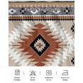 thumbnail image 5 of Brown Gray Boho Wrap Around Bed Skirts for King Bed 16" Drop,Bed Skirt with Adjustable Elastic Belt Dust Ruffle Bed Valance for Bedroom Hotel Southwestern Ethnic Abstract Geometric Bed Frame Cover, 5 of 7
