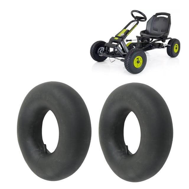 ATV 2pcs 145/70-6 tubo interno del neumático con goma del vástago de la válvula recta para 90cc go karts camiones manuales cortacéspedes