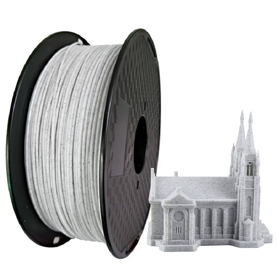 Marbling 3D Printer PLA 1000g Filament 1.75mm 1KG Red White