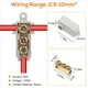 thumbnail image 4 of Kit de 30 Tuercas para Conectores de Cables Tipo T de Calibre 6 AWG, Terminal de Conexión de Cableado Rápido de 80 A, Conector Rápido de Empalme, 4 of 5
