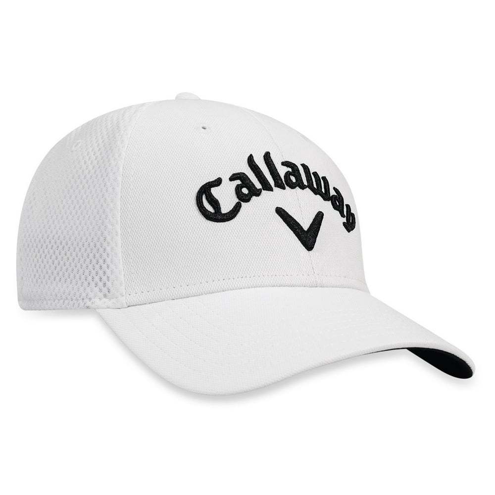 NEW 2017 Callaway Golf Mesh Fitted White Small/Medium Hat/Cap Walmart