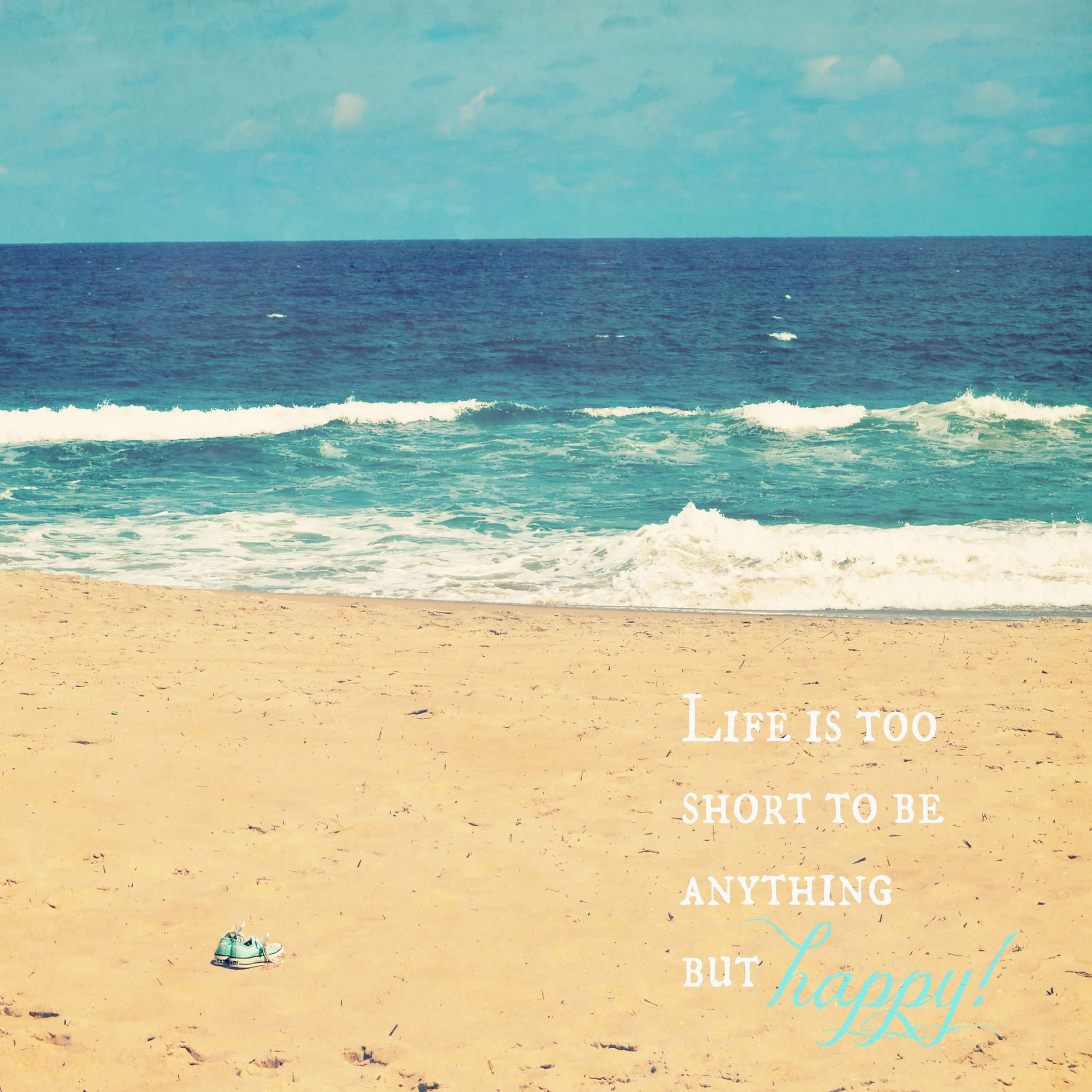 Marmont Hill "Life Is Too Short" by Robert Dickinson Painting Print on Canvas