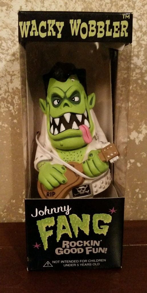 240体限定版ボビングヘッドWACKY WOBBLER JOHNNY FANG フィギュア 蓄光