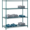 thumbnail image 3 of Nexel Poly-Green, 4 Tier, Wire Shelving Starter Unit, 54"W x 21"D x 54"H, 3 of 3