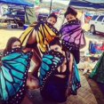 thumbnail image 2 of Écharpes de Plage pour Femmes Pixie Fairy Wraps Tissu Coloré Doux Ailes de Papillon, 2 of 5