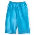 thumbnail image 2 of Shorts estilo bermuda con cintura elástica para mujer, turquesa, talla extragrande, de Collections Etc., 2 of 3