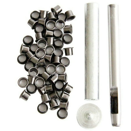 

Hole Punch Tool Kit with 50 6mm Gunmetal Finish for DIY Kydex Sheath Kydex