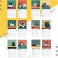 thumbnail image 3 of 2025 Cats Chillin\' with Coffee12 Monthly Coffee Cat Wall Calendar Gift for Cats Lovers, 3 of 5