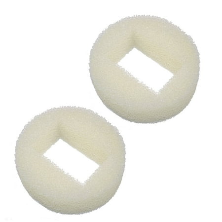Foaming Toilet Bowl Cleaner - HQRP 2-Pack Foam Pre-Filter for RF360PRE Petsafe / Drinkwell 360 Plastic Pet Fountains Water Bowl D360-RE + HQRP Coaster