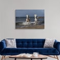 thumbnail image 3 of Great Big Canvas "The White Horses of the Camargue running in the water in the South of France"  by Scott Stulberg Dark Gray    Wrapped Canvas Print Wall Artwork, 3 of 7