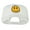 White, variant on Smile Face Embroidered Big Size Trucker Cap - White Black XL-3XL
