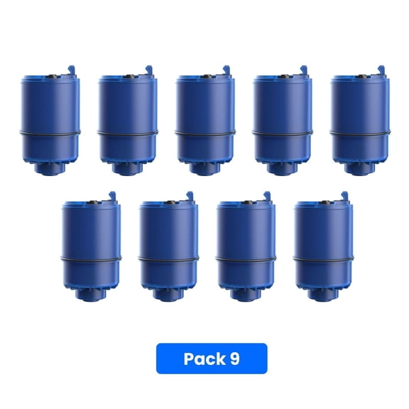 AQUA CREST Faucet Filter Replacement for All PUR®Plus Water Filter Replacement, PUR® Filter Replacement RF-9999®, NSF 42 Certified, 9-Month, 900-Gallon, 9 Pack