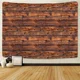 thumbnail image 3 of Tapiz geométrico de grano de madera retro, gran tamaño, decoración para colgar en la pared, decoración del hogar, mesita de noche, fondo bohemio, 3 of 5