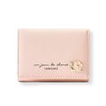 thumbnail image 2 of Mujeres 3 plegables billetera corta portátil PU cuero bolso damas bolsillo bolsillo aniversario regalos personalizados accesorios de campamento rosa Inevent AP010130-01B, 2 of 7