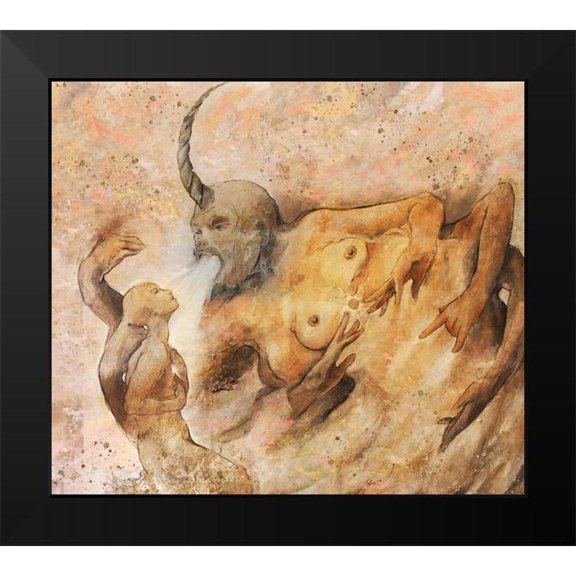 Wiley, Marta 13x12 Black Modern Framed Museum Art Print Titled - Vishnu I