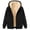 Black, variant on Bibifish Mens Womens Hoodies Solid Color Full Zip Fleece Lined Hoodies With Pockets Warm Cozy Long Sleeve Winter Hoodie Jackets