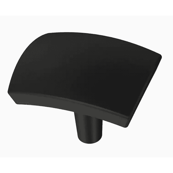 Liberty P37370W-FB 1 7/16" Flat Black Caroline Arch Cabinet Drawer Knob