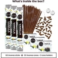 thumbnail image 2 of Vanilla Incense Sticks & Incense Cones Combo Pack - 60 Insence-Sticks + 30 Insence Cones - Inscense - Incense Cones Scented - Insents, 2 of 5