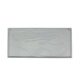 thumbnail image 3 of Blue / White Enamelware Mermaid at Heart Metal Wall Sign Coastal Decor, 3 of 5