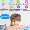 thumbnail image 4 of Juguetes educativos de aprendizaje Juegos de combinación de letras y números 2 en 1 para niños y niñas Tarjetas flash de reconocimiento de palabras a la vista Herramientas de enseñanza para jardín de, 4 of 5