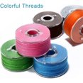 thumbnail image 3 of BetyBedy 36Pcs Bobbins and Sewing Threads with Bobbin Case for Multiple Sewing Machine, Pre-Wound Bobbins Set for Bro-Ther/Baby-Lock/Jano-me/El-na/Sin-ger, Standard Size and Assorted Colors, 3 of 7