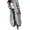 Gray, variant on Lovskoo 2024 Women's 2023 Fall Trendy Overcoat Oversized Long Sleeve Hooded Jacket Trench Coats Gray