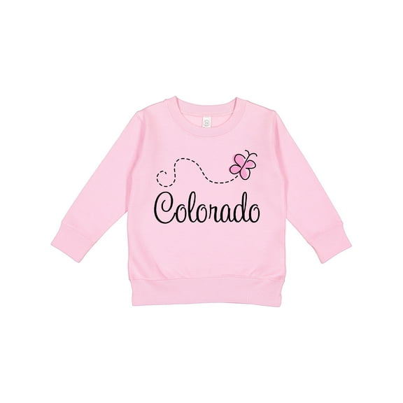 Inktastic Butterfly Colorado Toddler Sweatshirt
