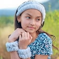 thumbnail image 6 of Women Puffy Spa Headband and Wristbands for Face Washing, Fuzzy Skincare Headbands, Soft Makeup Skin Care Hair Accessories for Girls, Bubble Make Up Sleepover Party Supplies, 6 of 7