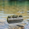 thumbnail image 4 of asddcavvf Floating Turtle Garden Resin Sculpture for Pond and Creek Water Feature Decorative Floating Statue Headboard Hardware for Metal Bed Frame Double Platform Bed Frame Statues for outside, 4 of 7