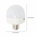 thumbnail image 3 of RGB LED Night Light Bulb E26 with Remote Control, Timer Function 30/60/120 Mins, Smart LED Mood Light for Bedroom, Home Decoration, 3 of 8