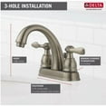 thumbnail image 2 of Delta Windemere Brushed Nickel Two Handle Laundry Faucet 4 in., 2 of 4