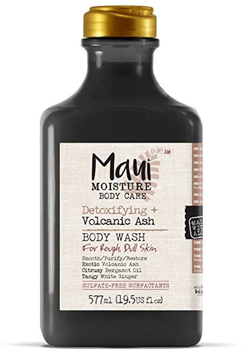 2 Pack - Maui Moisture Body Wash Volcanic Ash For Rough Skin, 19.5 oz