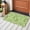 Green, variant on Area Rug 2 x 3 Ft, Light Blue Teal Indoor Accent Bathroom Rugs for Kitchen/Laundry Room, Retro Botanical Abstract Art Washable Non-Slip Runner Floor Mat for Entryway, Living Room