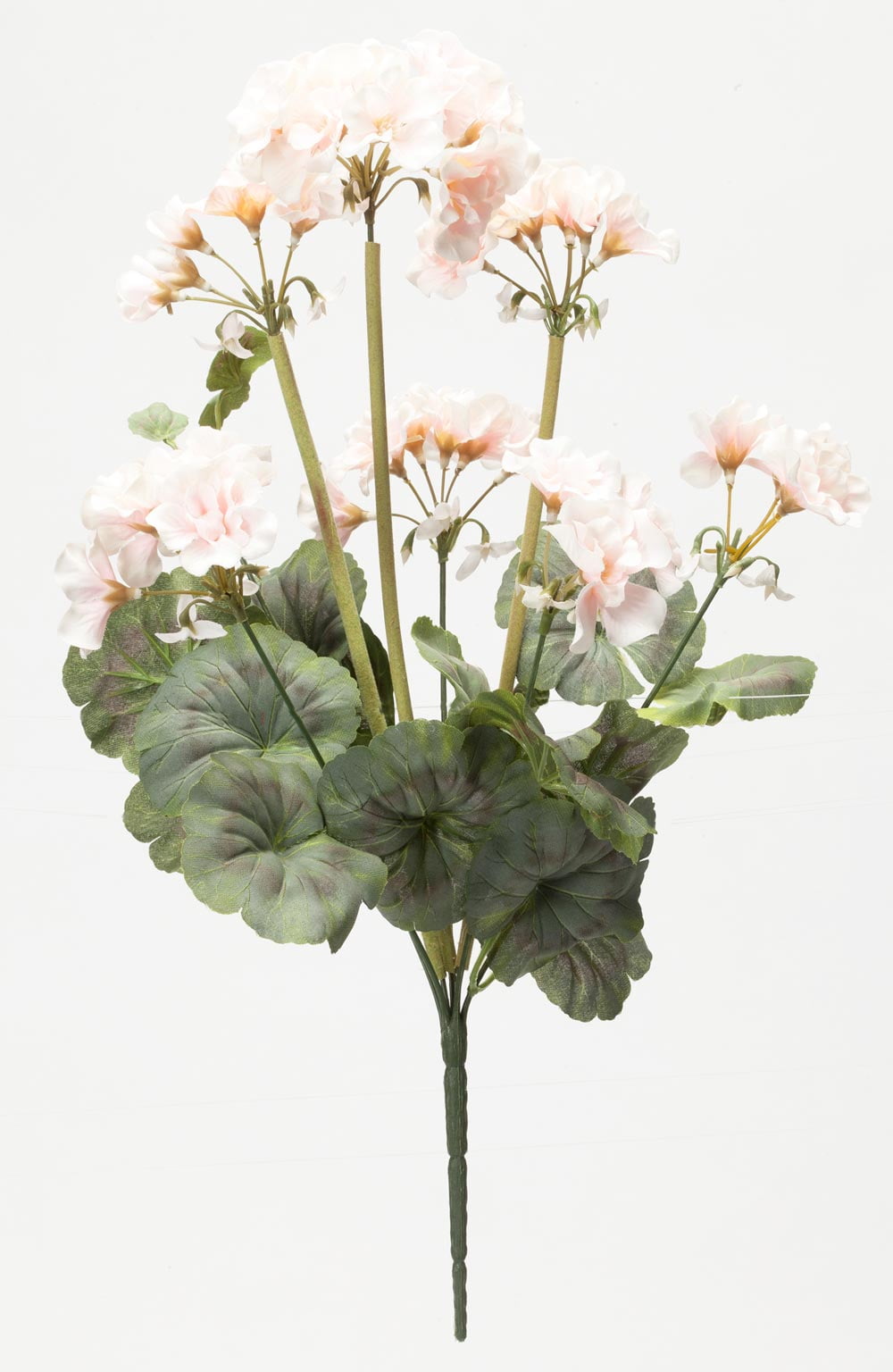 OakRidge Silk Geranium Bush Artificial Flowers Outdoor Décor Pink