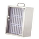 thumbnail image 3 of Organizador de almacenamiento para teléfono con asa y caja de almacenamiento de acero inoxidable con cerradura. 24 ranuras, 3 of 9