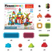 PicassoTiles Hedgehog Building Blocks Set for Kids – 120PCS STEM Construction Building Blocks Educational Toy Set