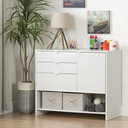 craft q ip Drawers, White Crea South Storage with Cabinet Craft Shore