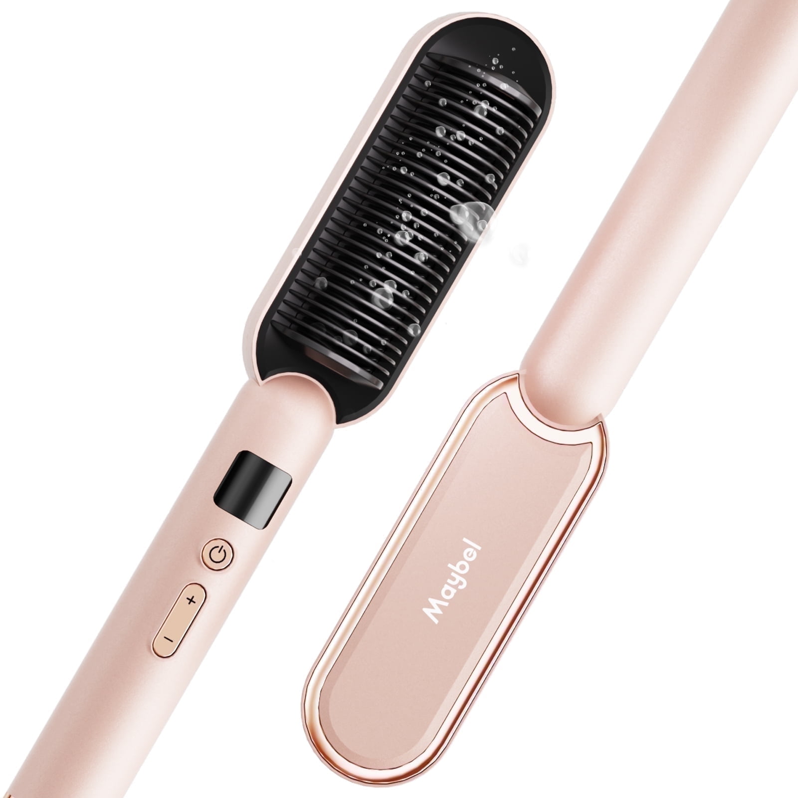 Simply Straight Heated Ceramic Hair Straightening Brush, Salon