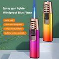 thumbnail image 2 of Mini Torch Lighter Fireblaze Electric Lighter 3.7 Inch Windproof Pocket Lighters Refillable Butane Lighters for Candles Outdoor Camping Fireplaces Gas Stove BBQ Survival Gear, 2 of 6